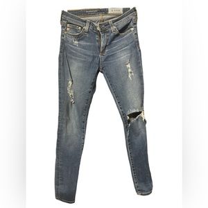 AG ripped jeans